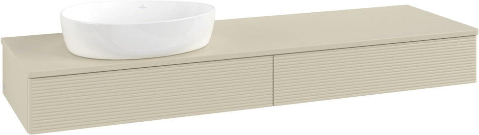 Villeroy & Boch Antao Waschbeckenunterschrank K15150 1600 mm Anthrazit Matt Lack