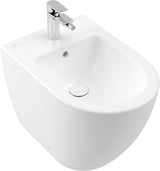 Villeroy & Boch Einhebel-Bidetarmatur Liberty Chrom mit Ablaufgarnitur