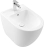 Villeroy & Boch Einhebel-Bidetarmatur Liberty Chrom mit Ablaufgarnitur