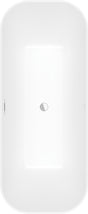 Villeroy & Boch Finion freistehende Badewanne 1700x700mm Quaryl Stone White mit Beleuchtung