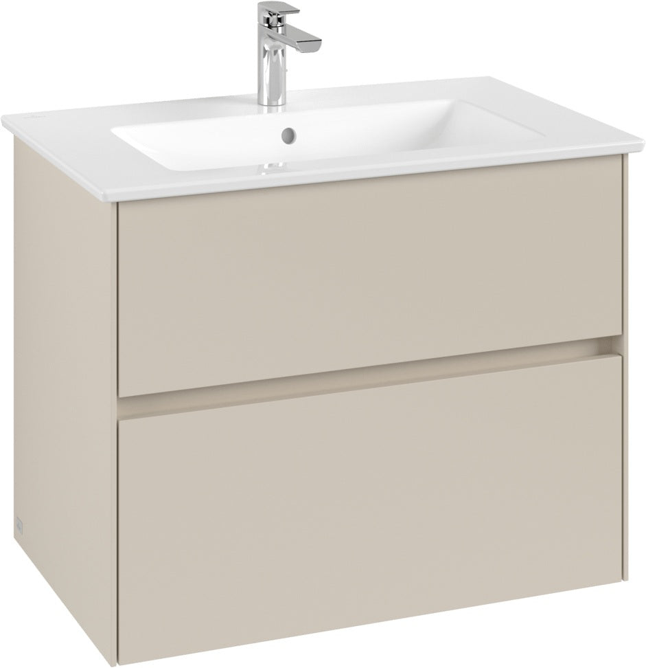 Villeroy & Boch Waschbeckenunterschrank Collaro C144 White Oak 761 mm mit SoftClosing
