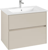 Villeroy & Boch Waschbeckenunterschrank Collaro C144 White Oak 761 mm mit SoftClosing
