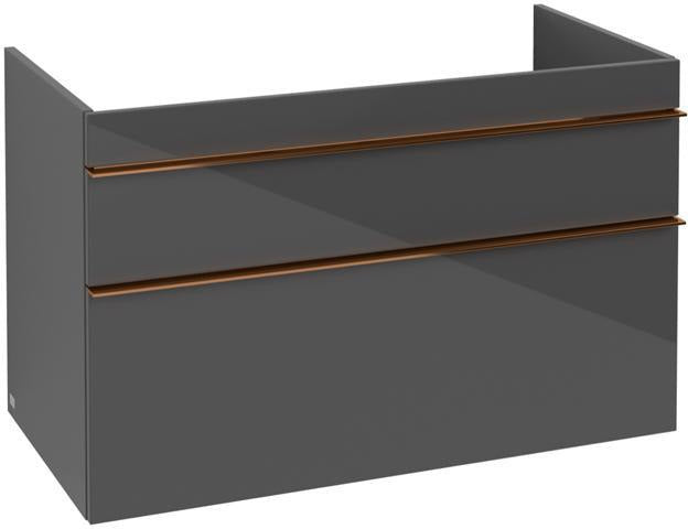 Villeroy & Boch Waschtischunterschrank VENTICELLO 953 mm Santana Oak mit 2 Auszügen und Glasabtrennungen