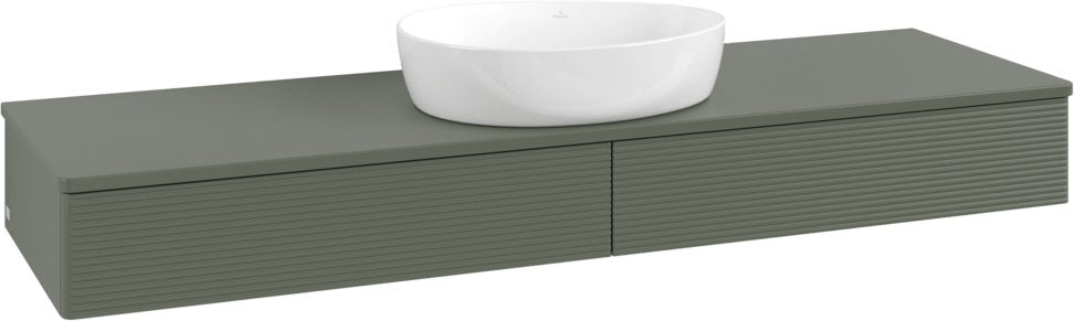 Villeroy & Boch Waschbeckenunterschrank Antao K14110 1600x190x500mm Anthracite Matt Lacquer