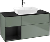 Villeroy & Boch Finion Waschtischunterschrank 1200 mm Glossy White Lacquer mit Beleuchtung