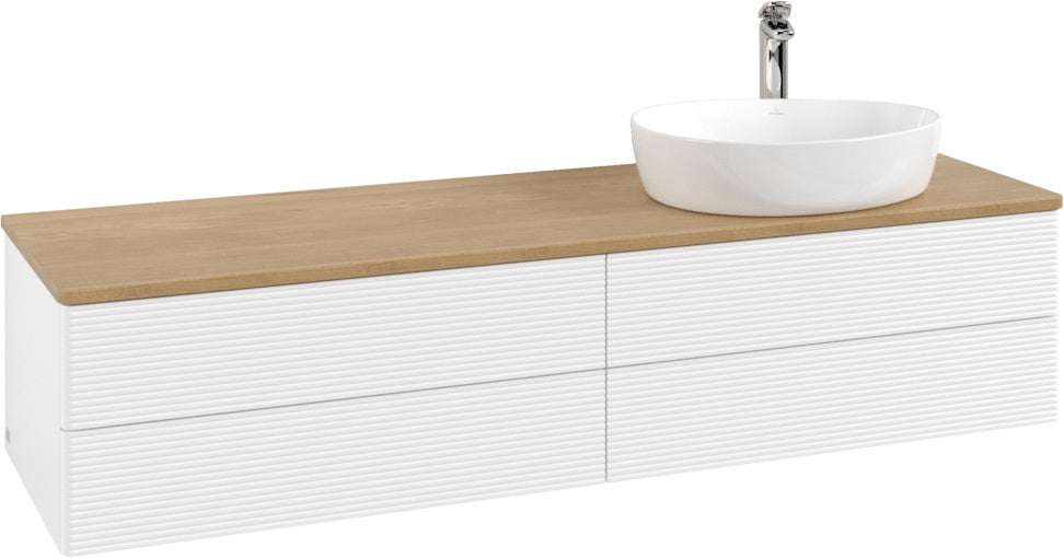 Villeroy & Boch Antao Waschtischunterschrank 1600 mm White Matt Lacquer mit LED-Beleuchtung