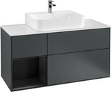 Villeroy & Boch Finion Waschtischunterschrank G161G 1200 mm Glossy White Lacquer mit LED-Beleuchtung