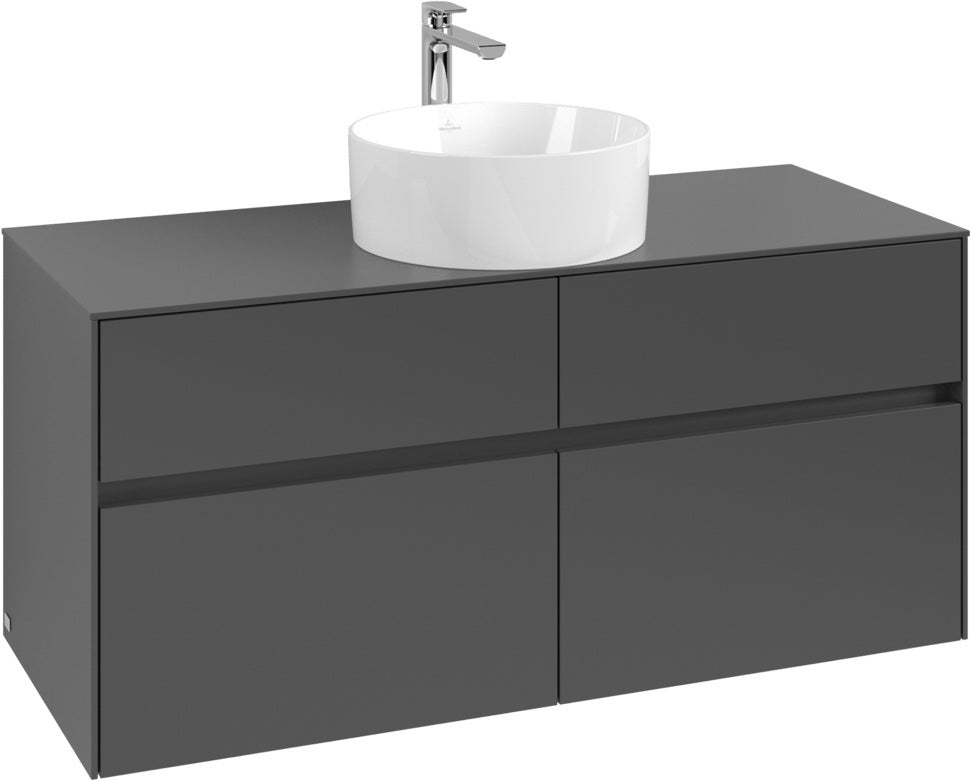 Villeroy & Boch Waschtischunterschrank Collaro C041 White Oak 1200 mm mit 4 Auszügen