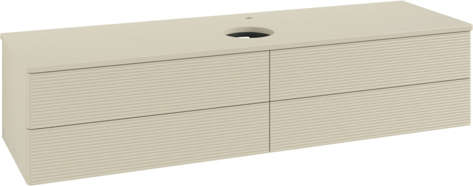 Villeroy & Boch Waschtischunterschrank Antao 1600 mm Glossy White Lacquer mit 4 Auszügen