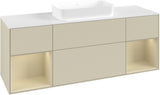 Villeroy & Boch Finion Waschtischunterschrank 1600 mm Glossy White Lacquer mit Beleuchtung