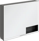 Villeroy & Boch Spiegelschrank My View+ B48110 1000 mm Graphite mit LED-Beleuchtung und SoftClosing