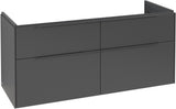 Villeroy & Boch Waschtischunterschrank Subway 3.0 C 602L0, 1272 mm, Brilliant White, mit LED-Beleuchtung