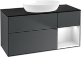 Villeroy & Boch Finion Waschtischunterschrank FA72GFGF 1200 mm Glossy White Lacquer mit LED-Beleuchtung