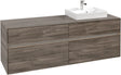 Villeroy & Boch Waschtischunterschrank Collaro C079B0 1600 mm Eiche mit LED-Beleuchtung