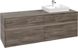 Villeroy & Boch Waschtischunterschrank Collaro C079B0 1600 mm Eiche mit LED-Beleuchtung