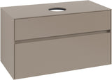 Villeroy & Boch Waschtischunterschrank Collaro C038 eckig Taupe 1000 mm mit SoftClosing