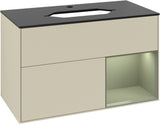 Villeroy & Boch Waschtischunterschrank Finion F252G 1000 mm Glossy White Lacquer mit LED-Beleuchtung
