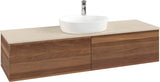 Villeroy & Boch Waschbeckenunterschrank Antao 1600 mm Warm Walnut mit 2 Auszügen