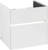 Villeroy & Boch Waschbeckenunterschrank Collaro C008 B0 Kansas Oak mit LED-Beleuchtung und SoftClosing