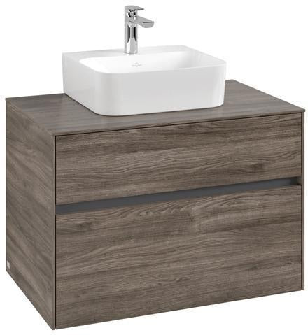 Villeroy & Boch Waschbeckenunterschrank Collaro C09300 800 mm Stone Oak mit SoftClosing