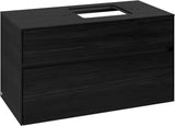 Villeroy & Boch Waschtischunterschrank Collaro C127 B0 1000 mm Black Oak mit Beleuchtung