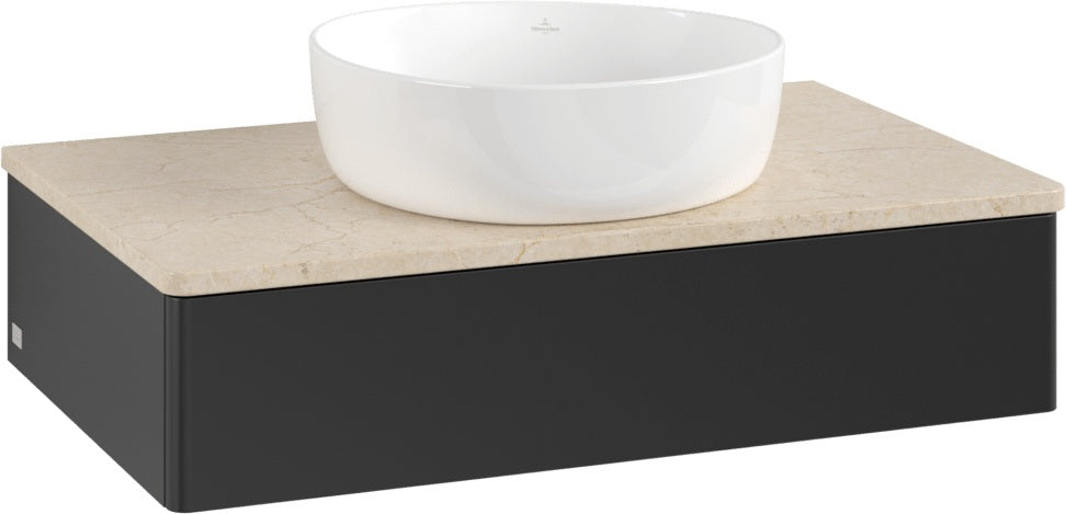 Villeroy & Boch Waschtischunterschrank Antao 800 mm Glossy White Lacquer mit LED-Beleuchtung
