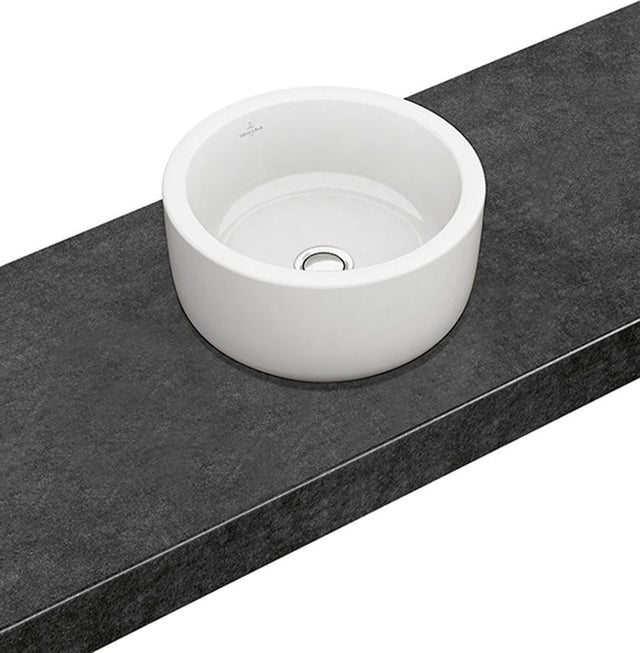 Villeroy & Boch Architectura Aufsatzwaschtisch 400 mm rund weiß ohne Überlauf