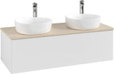 Villeroy & Boch Waschtischunterschrank Antao L35153 1200 mm Glossy White mit Auszugsbeleuchtung
