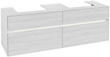 Villeroy & Boch Waschtischunterschrank Collaro C021 B0 1600 mm Kansas Oak mit LED-Beleuchtung