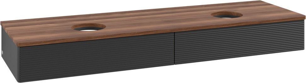Villeroy & Boch Waschbeckenunterschrank Antao K17111 1600 mm Anthrazit Matt Lack
