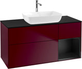 Villeroy & Boch Finion Waschbeckenunterschrank 1200 mm Glossy White Lacquer mit Beleuchtung