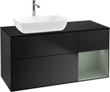 Villeroy & Boch Finion Waschtischunterschrank 1200 mm Glossy White mit Beleuchtung und SoftClosing