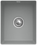 Villeroy & Boch Unterbauspüle Subway 45 SU Keramik Ebony CeramicPlus 375x440 mm