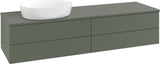 Villeroy & Boch Waschtischunterschrank Antao L26150 1600 mm Anthrazit Matt mit Beleuchtung