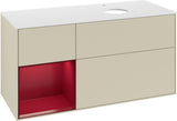 Villeroy & Boch Finion Waschbeckenunterschrank 1200 mm Glossy White Lacquer mit Beleuchtung