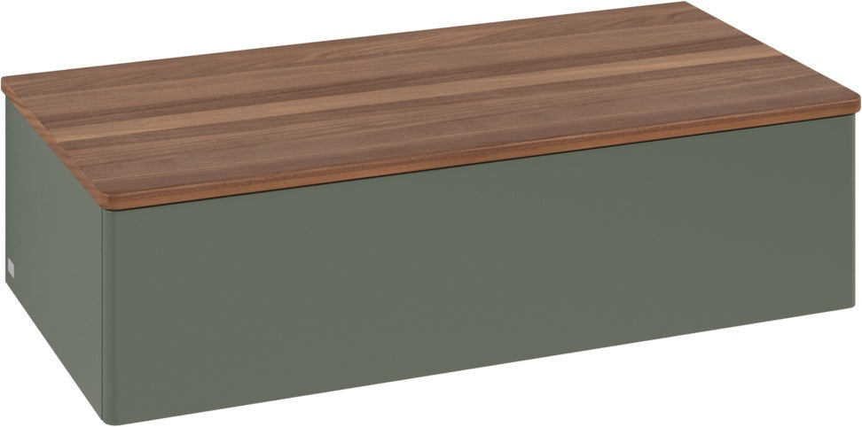 Villeroy & Boch Antao Sideboard 1000 mm mit Auszug & LED-Beleuchtung, Anthracite Matt Lacquer