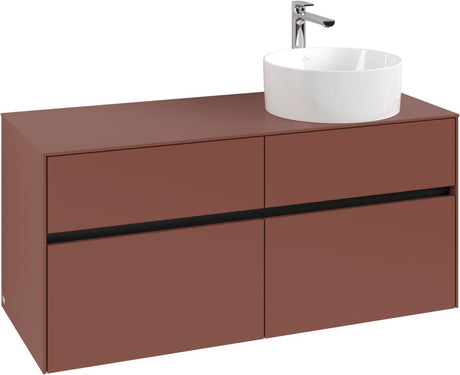 Villeroy & Boch Waschtischunterschrank Collaro C043 B0 1200 mm White Oak mit Beleuchtung