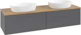 Villeroy & Boch Waschtischunterschrank Antao 1600 mm Anthrazit Matt – 2 Auszüge, SoftClosing