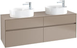 Villeroy & Boch Waschtischunterschrank Collaro 1600 mm Glossy White mit LED-Beleuchtung