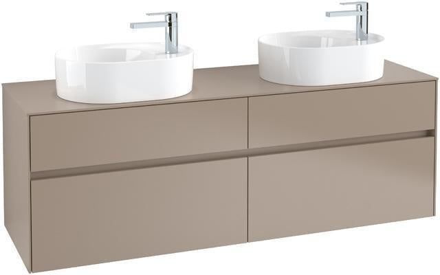 Villeroy & Boch Waschtischunterschrank Collaro 1600 mm Glossy White mit LED-Beleuchtung