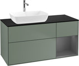 Villeroy & Boch Finion Waschtischunterschrank 1200 mm Glossy White mit Beleuchtung und SoftClosing