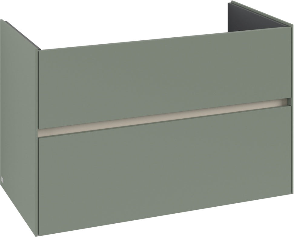 Villeroy & Boch Collaro Waschbeckenunterschrank 961 mm White Oak – 2 Auszüge, SoftClosing