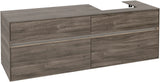 Villeroy & Boch Waschtischunterschrank Collaro C079B0 1600 mm Eiche mit LED-Beleuchtung