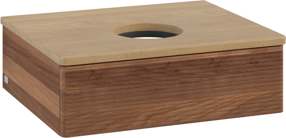 Villeroy & Boch Waschtischunterschrank Antao 600 mm Warm Walnut mit Auszug und SoftClosing