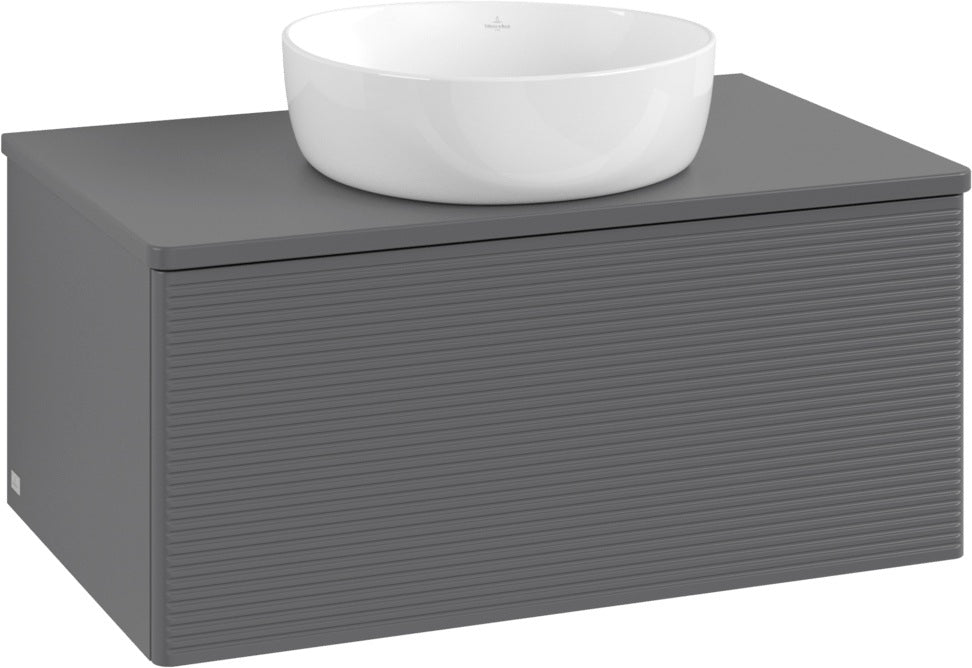 Villeroy & Boch Waschbeckenunterschrank Antao L30110 800x360x500mm Anthracite Matt Lacquer
