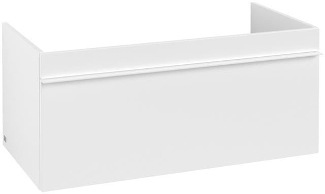 Villeroy & Boch Venticello Waschbeckenunterschrank 953 mm Glossy White – Wandhängend mit Auszug