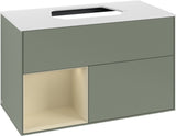 Villeroy & Boch Finion Waschtischunterschrank 1000 mm White Matt Lacquer mit LED-Beleuchtung