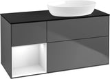 Villeroy & Boch Waschtischunterschrank Finion FA42G 1200 mm Glossy White Lacquer mit Beleuchtung