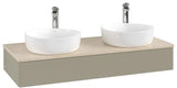 Villeroy & Boch Antao Waschtischunterschrank 1200 mm – Grau Matt, 1 Auszug, Push-Open