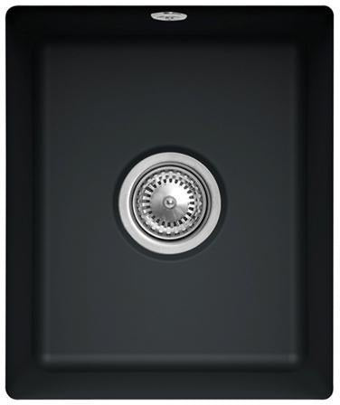 Villeroy & Boch Unterbauspüle Subway 45 SU Keramik Ebony CeramicPlus 375x440 mm